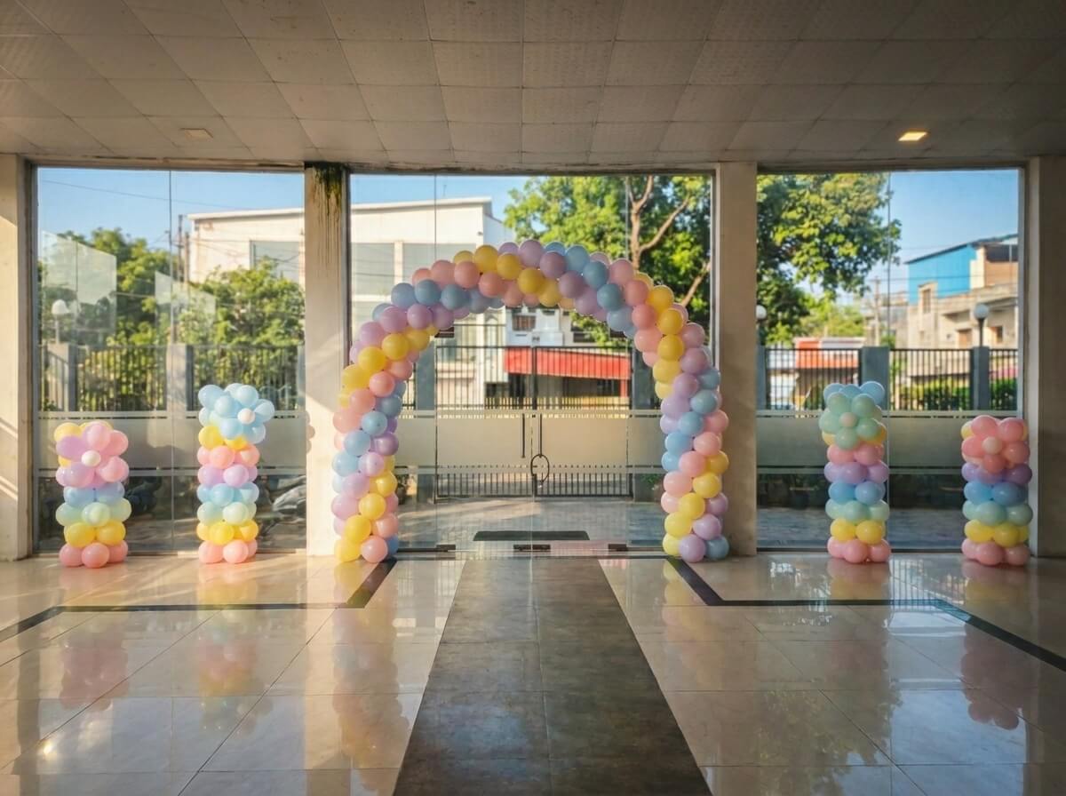Elegant celebration Entrance Decoration Bandarawela